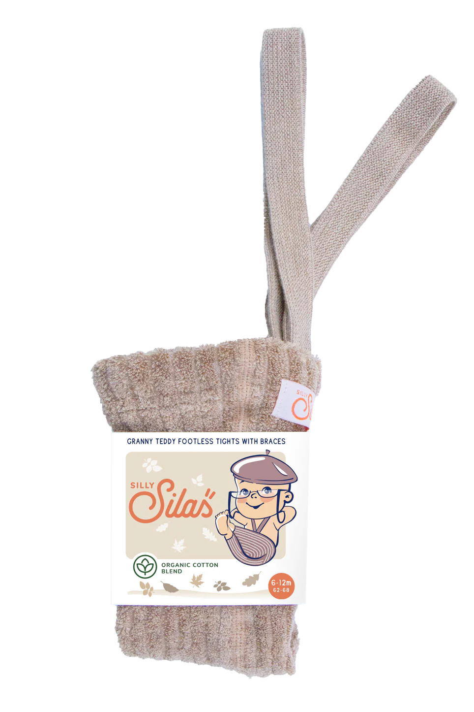 Silly Silas Granny Teddy Footless - Peanut Blend