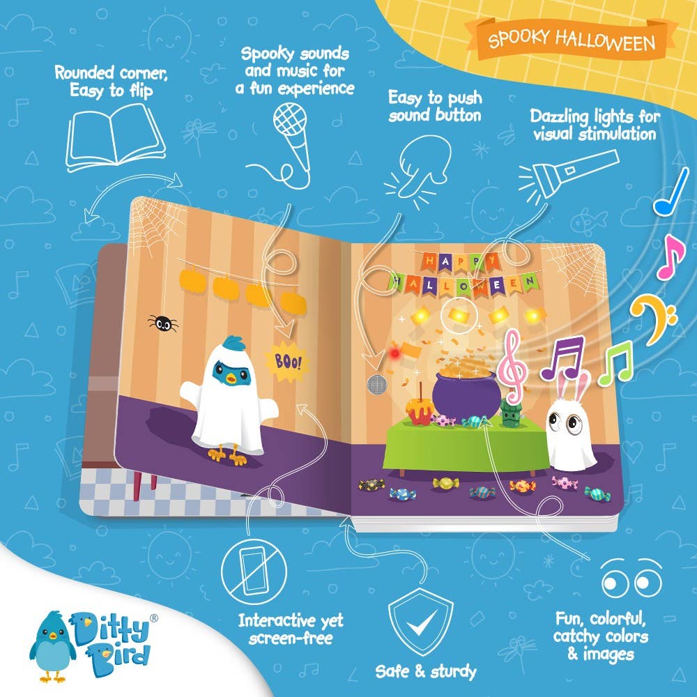 NEW Ditty Bird Book: Spooky Halloween - Best Toys Halloween