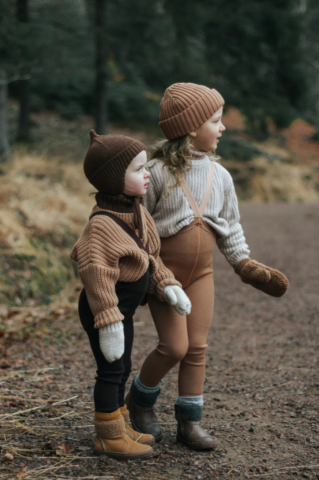 Silly Silas Wooly Footless - Cappuccino Brown