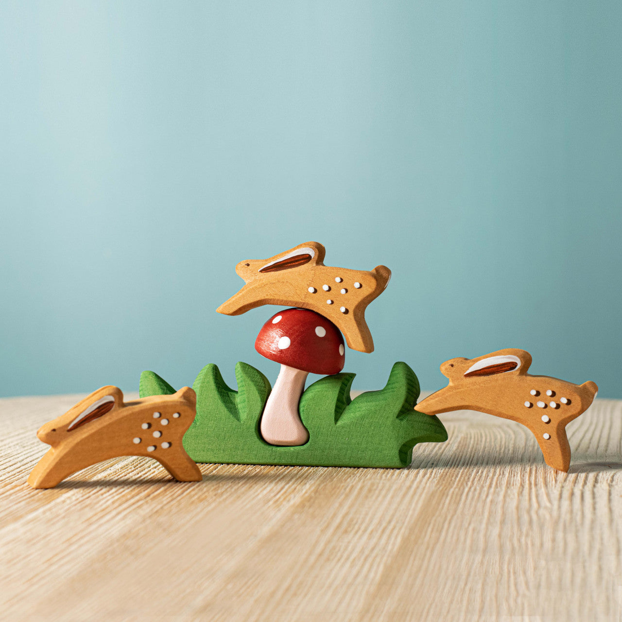 Rabbits and Mushroom SET