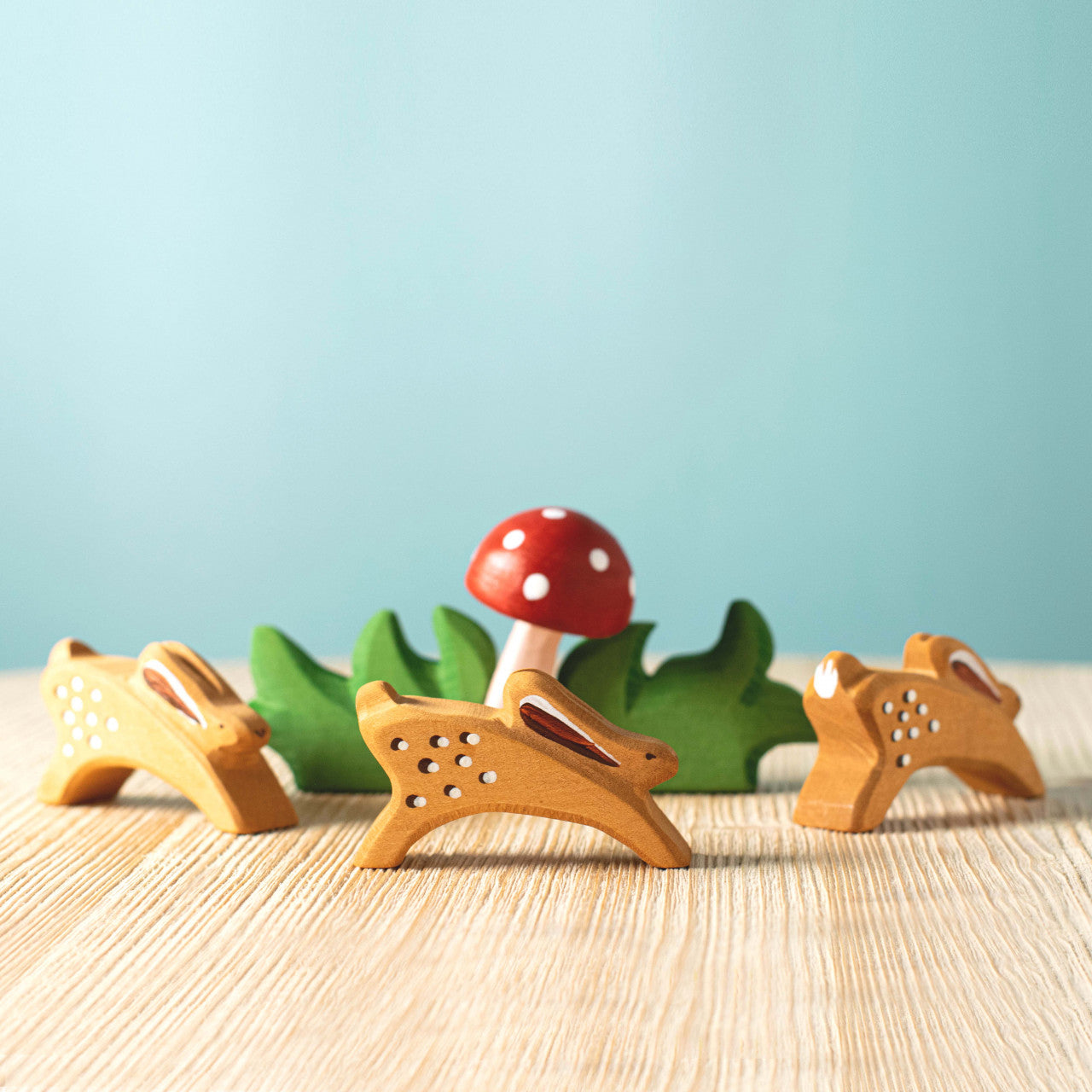 Rabbits and Mushroom SET