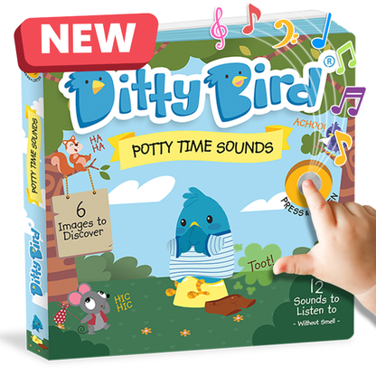 NEW | Potty Time Sounds | Ditty Bird Baby Sound Book