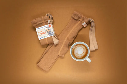Silly Silas Wooly Footless - Cappuccino Brown