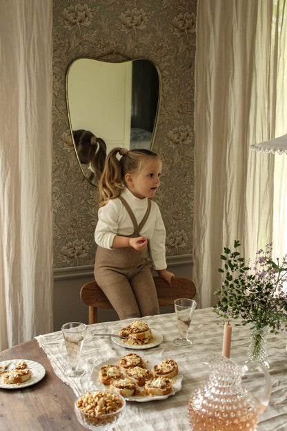 Silly Silas Footless tights - Peanut Blend