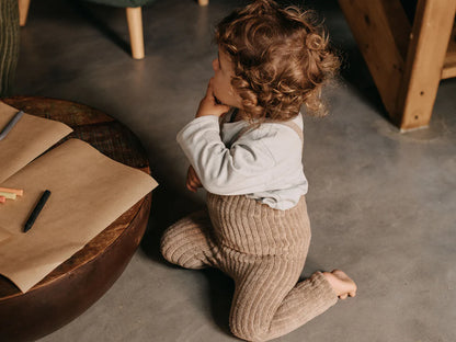 Silly Silas Granny Teddy Footless - Peanut Blend