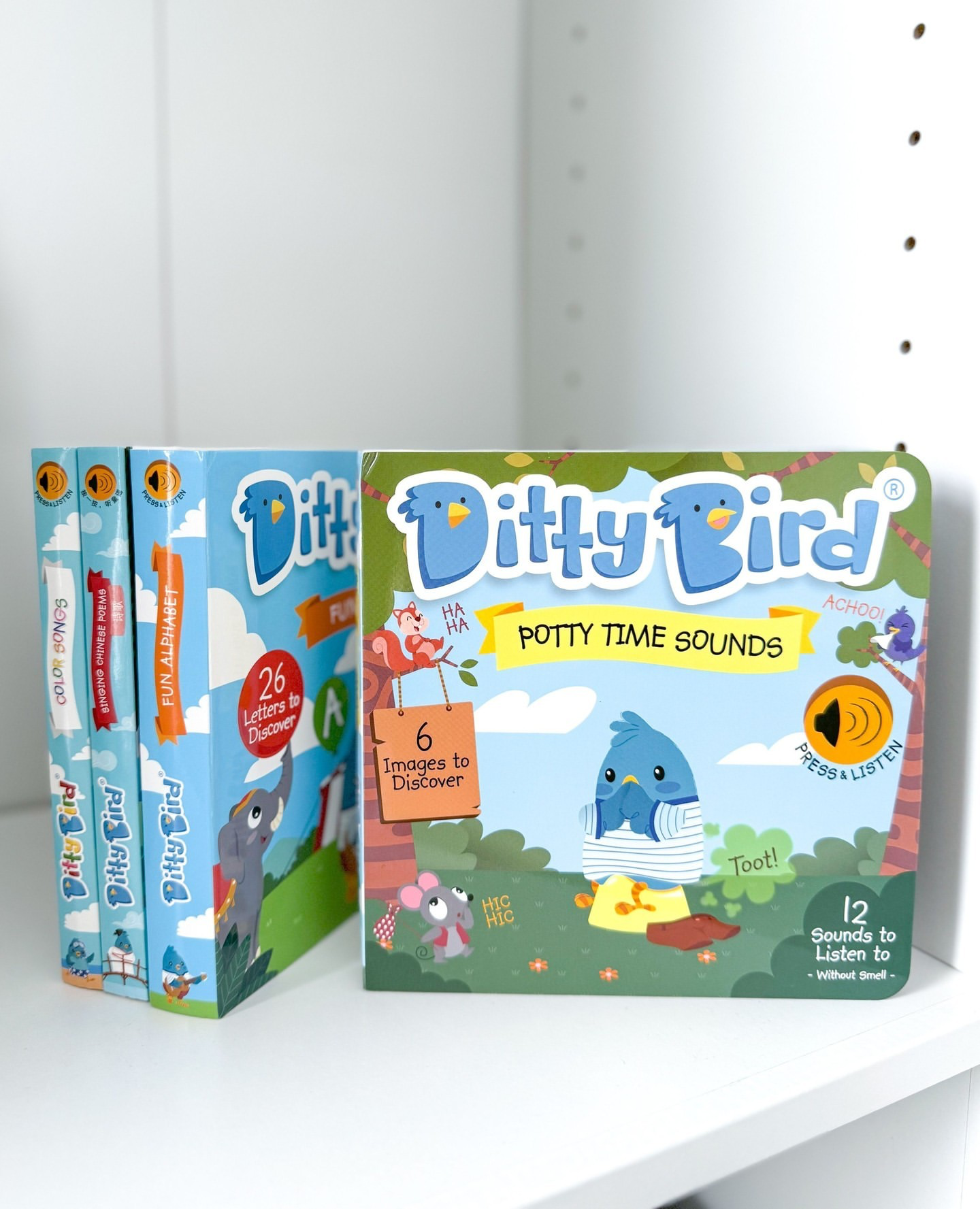 NEW | Potty Time Sounds | Ditty Bird Baby Sound Book