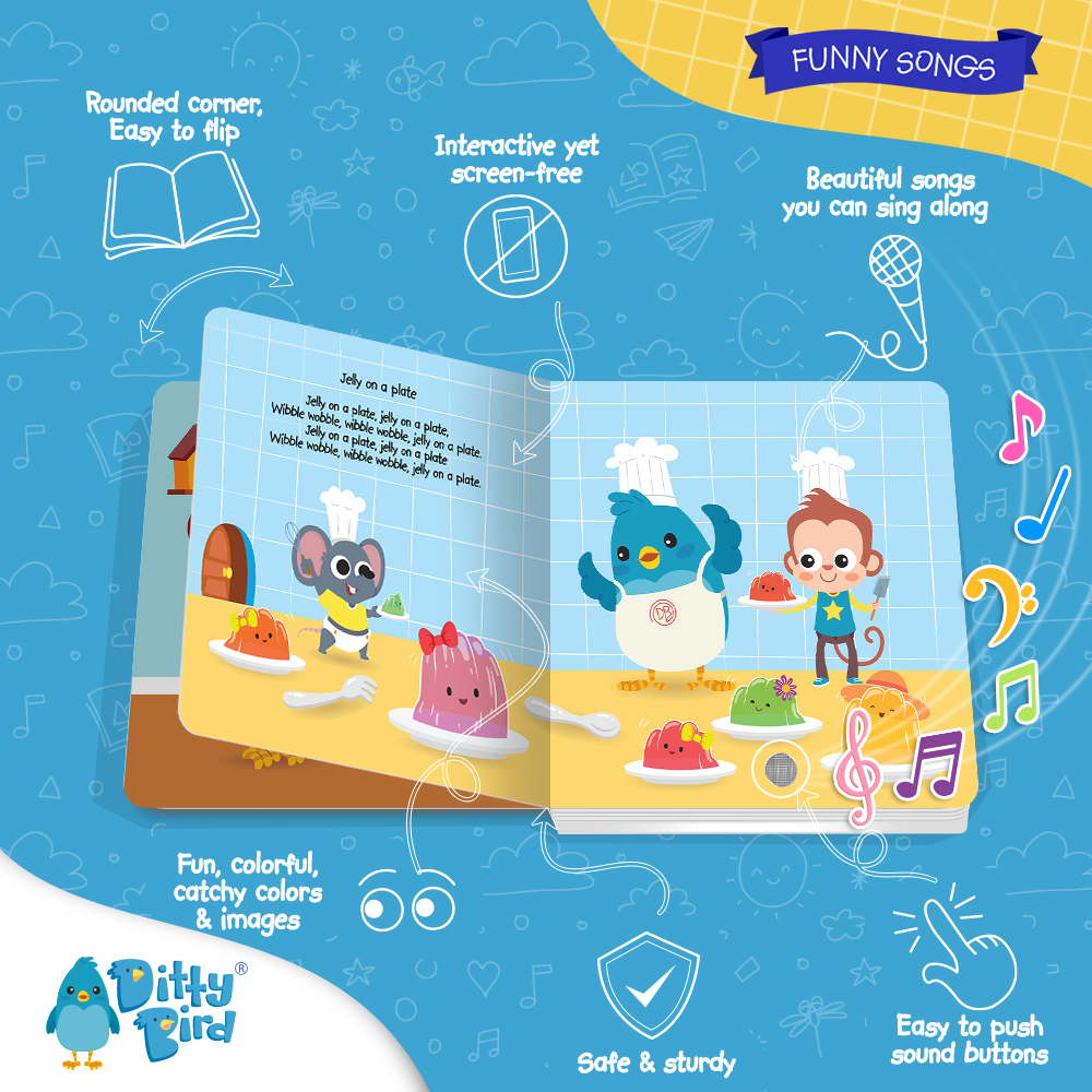 Ditty Bird Sound Book- BEST SELLER - Funny Songs