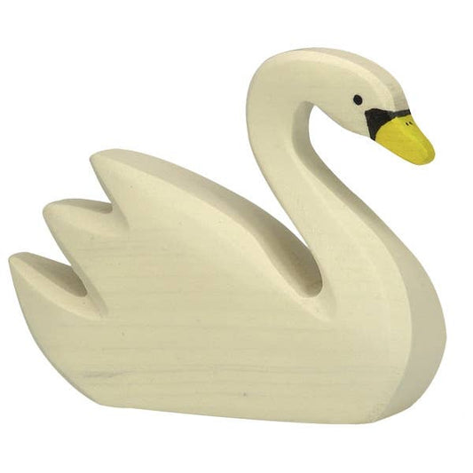 Swan, swimming